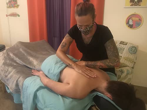 massge process at sunshine massage and bodyworks